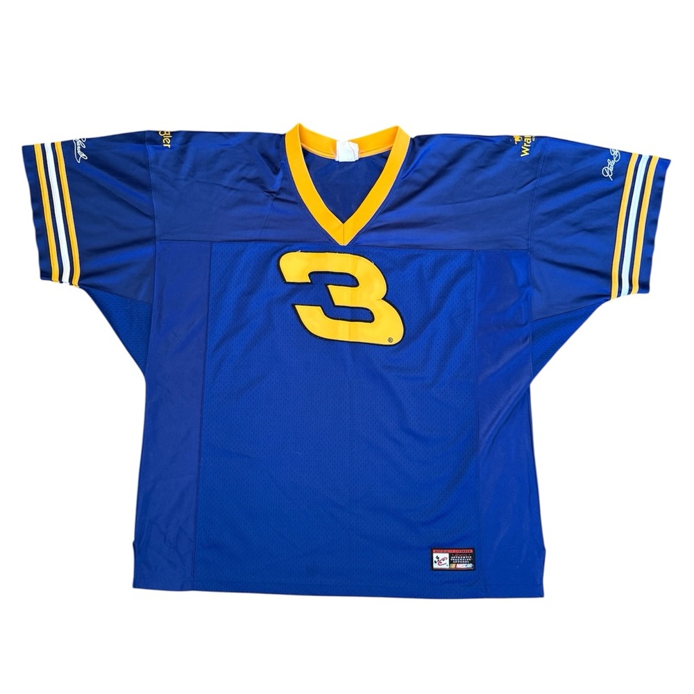 Vintage Dale Earnhardt Men’s Embroidered Football Jersey Wrangler Y2K Size XXL ?